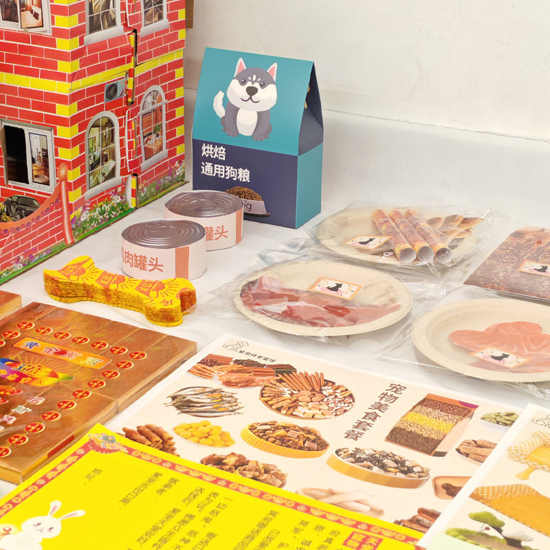 Pet Sacrifice Supplies Dog Head Seven Three Seven Tail Seven Burning Paper Dog Sacrifice Paper Money Cat Sacrifice Paper Tie Memorial